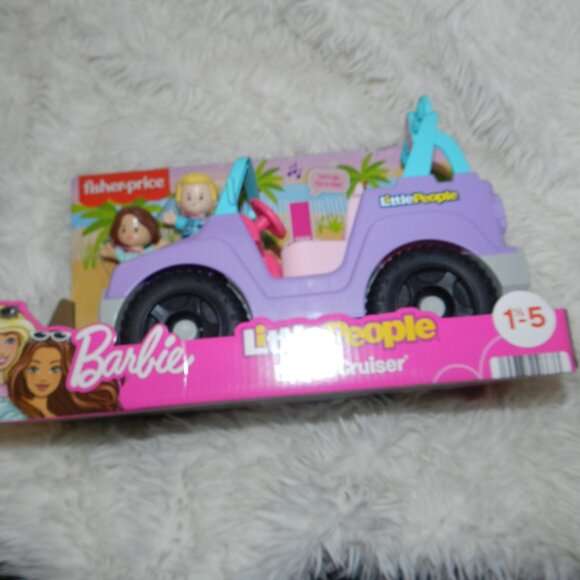 Fisher-Price Little People Barbie Toddler Beach Cruiser w/ Music🆕SHIPS FAST💨🚚 - Picture 10 of 16